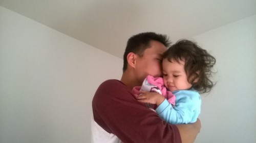 Daddy kisses