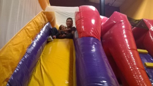 Bouncy slide