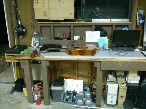 Today, it is a guitar hospital