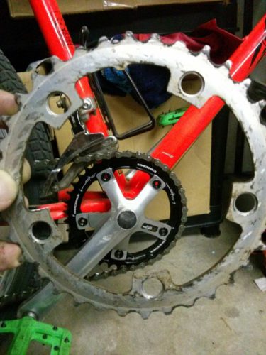 New chainring, new chain. Thanks bro for birthday gift!